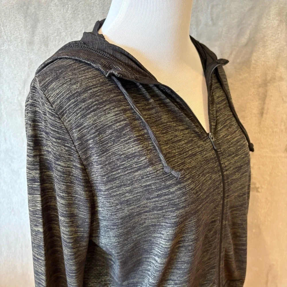 Nike Dri-FIT Dark Gray Hoodie Jacket Wmn’s Sz L